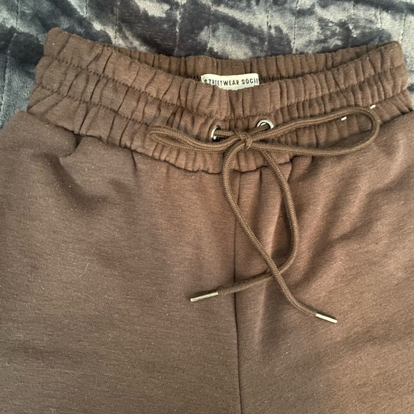 Mom styled baggy sweatpants. Lazy, streetwear extra small, thick band Urban. - Picture 3 of 6